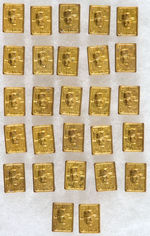 "DICK TRACY" 27 MINT BRASS TOPS FOR THE 1938 SECRET COMPARTMENT RING.