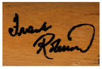 FRANK ROBINSON SIGNED BASEBALL BAT & BALL.