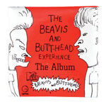 "THE BEAVIS AND BUTTHEAD EXPERIENCE THE ALBUM" PROMO BUTTON FROM "MTV."