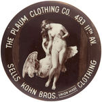 PAIR OF EARLY REAL PHOTO NUDE WOMAN POCKET MIRRORS.