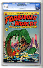 FORBIDDEN WORLDS #5  MARCH-APRIL 1952  CGC 9.4  OFF-WHITE TO WHITE PAGES  MILE HIGH COPY.