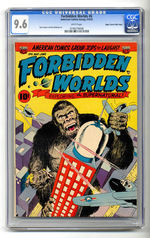 FORBIDDEN WORLDS #6  MAY-JUNE 1952  CGC 9.6  WHITE PAGES  MILE HIGH COPY.