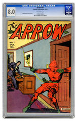 ARROW #1  OCTOBER 1940  CGC 8.0 OFF-WHITE PAGES.