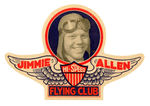 "JIMMIE ALLEN HIGH-SPEED FLYING CLUB" WINDOW STICKER.