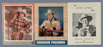 "GENE AUTRY SOUVENIR PROGRAMS."