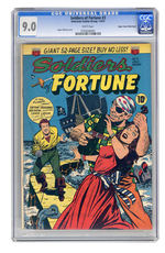 SOLDIERS OF FORTUNE #3  JULY AUGUST 1951  CGC 9.0  WHITE PAGES  MILE HIGH COPY.