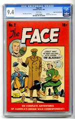 FACE #2  1942  CGC 9.4  WHITE PAGES  MILE HIGH COPY.