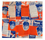 "WHEATIES AIR MAIL FLYER'S MEDAL OF HONOR WINNERS" SERIES BOX BACK SET.