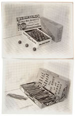 GUM BOX DISPLAY VINTAGE PHOTOGRAPHS.