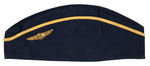 DICK TRACY AVIATION/HOSTESS CAP WITH WING BADGE/AD.