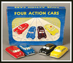 "FOUR ACTION CARS" BOXED SET.