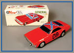 "GENERAL" 1969 DODGE CHARGER DUKES OF HAZZARD INSPIRED BOXED BATTERY CAR.