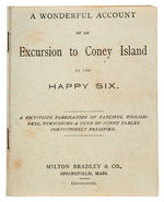 “EXCURSION TO CONEY ISLAND BY THE HAPPY SIX” EARLY MILTON BRADLEY GAME.