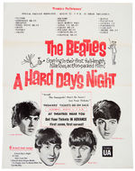 THE BEATLES "A HARD DAY'S NIGHT" EPHEMERA LOT.