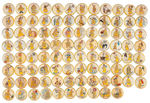 YELLOW KID COMPLETE COLLECTION OF BUTTONS #1-160.