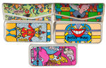 PETER MAX-DESIGNED EYEGLASSES & CASES LOT.