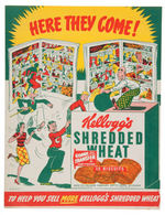 “KELLOGG’S SHREDDED WHEAT COMIC CHARACTER HOT IRON TRANSFERS” PROMO FOLDER.