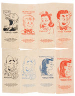 “KELLOGG’S SHREDDED WHEAT COMIC CHARACTER HOT IRON TRANSFERS” PROMO FOLDER.