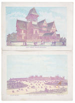 “CENTENNIAL INTERNATIONAL EXPOSITION” LOT OF SIX TRADE CARDS AND 13 VIEW CARDS.