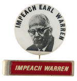 PROBABLE JOHN BIRCH SOCIETY ITEMS URGING THE IMPEACHMENT OF SUPREME COURT JUSTICE WARREN.