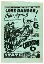 “THE LONE RANGER” FIRST TWO MOVIE SERIALS MOVIE EXHIBITOR MAGAZINE  PAIR AND HERALD.