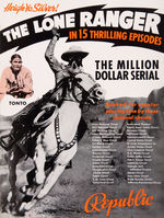 “THE LONE RANGER” FIRST TWO MOVIE SERIALS MOVIE EXHIBITOR MAGAZINE  PAIR AND HERALD.