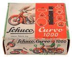 "SCHUCO CURVO 1000" BOXED WIND-UP MOTORCYCLE.