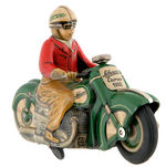 "SCHUCO CURVO 1000" BOXED WIND-UP MOTORCYCLE.