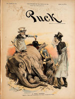 PUCK “VOL.32” CAMPAIGN YEAR BOUND VOLUME AUG. 24, 1892 – FEB.15,1893.