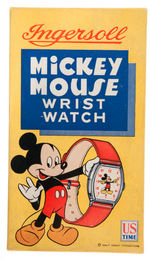 "INGERSOLL - US TIME MICKEY MOUSE WRIST WATCH" BOXED 1947 MODEL.