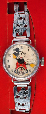 "INGERSOLL MICKEY MOUSE WRIST WATCH" FIRST VERSION IN 1933 CHICAGO EXPOSITION BOX.