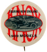 "KNOX" MOTOR CAR RARE 1909 BUTTON.