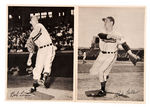 "WORLD CHAMPION CLEVELAND INDIANS 1949 AUTOGRAPHED ACTION PHOTOS" SET W/ENVELOPE.