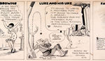 RUBE GOLDBERG “CARTOON FOLLIES OF 1927” DAILY COMIC STRIP ORIGINAL ART.