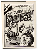 “MISS FURY BY TARPE MILLS” TRIPLE SIGNED LIMITED EDITION HARDCOVER BOOK.