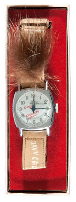 "DAVY CROCKETT LIBERTY" BOXED WRISTWATCH.