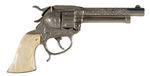 "DAVY CROCKETT" LESLIE-HENRY CAP GUN ON CARD (SIZE VARIETY).