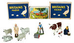 "BRITAINS ZOO-BRITAINS FARM" BOXED FIGURES LOT.