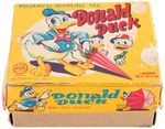 "MECHANICAL WHIRLING TAIL DONALD DUCK" LINE MAR WIND-UP WITH BOX.