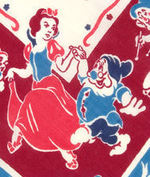 "SNOW WHITE AND THE SEVEN DWARFS" LARGE HANKY.