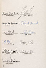 "MASTERS OF DARKNESS" HORROR & SCIENCE-FICTION AUTHORS MULTI-SIGNED LIMITED EDITION SIGNED FOLDER.