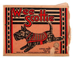 MARX “WEE SCOTIIE/KITTY KAT/SCOTTIE THE GUID-A-DOG” TIN LITHO TRIO WITH BOXES.