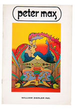 "PETER MAX - LOVE" GALLERY POSTER & PROGRAM BOOK.