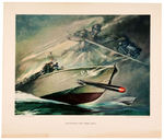 WWII P.T. BOATS "KNIGHTS OF THE SEA" PRINT.