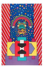 "PETER MAX - KINNEY SHOES" RARE STORE POSTER.