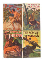 TARZAN HARDCOVER BOOK LOT.