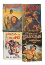 TARZAN HARDCOVER BOOK LOT.