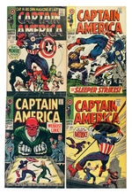 “CAPTAIN AMERICA” COMIC BOOK LOT.