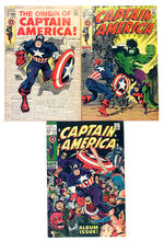 “CAPTAIN AMERICA” COMIC BOOK LOT.