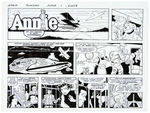 LITTLE ORPHAN ANNIE ORIGINAL ART FOR NINE DAILIES AND THREE SUNDAY PAGES.